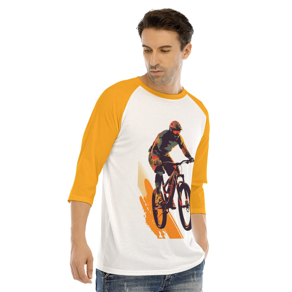 All-Over Print Men's O-neck Raglan Sleeve T-shirt