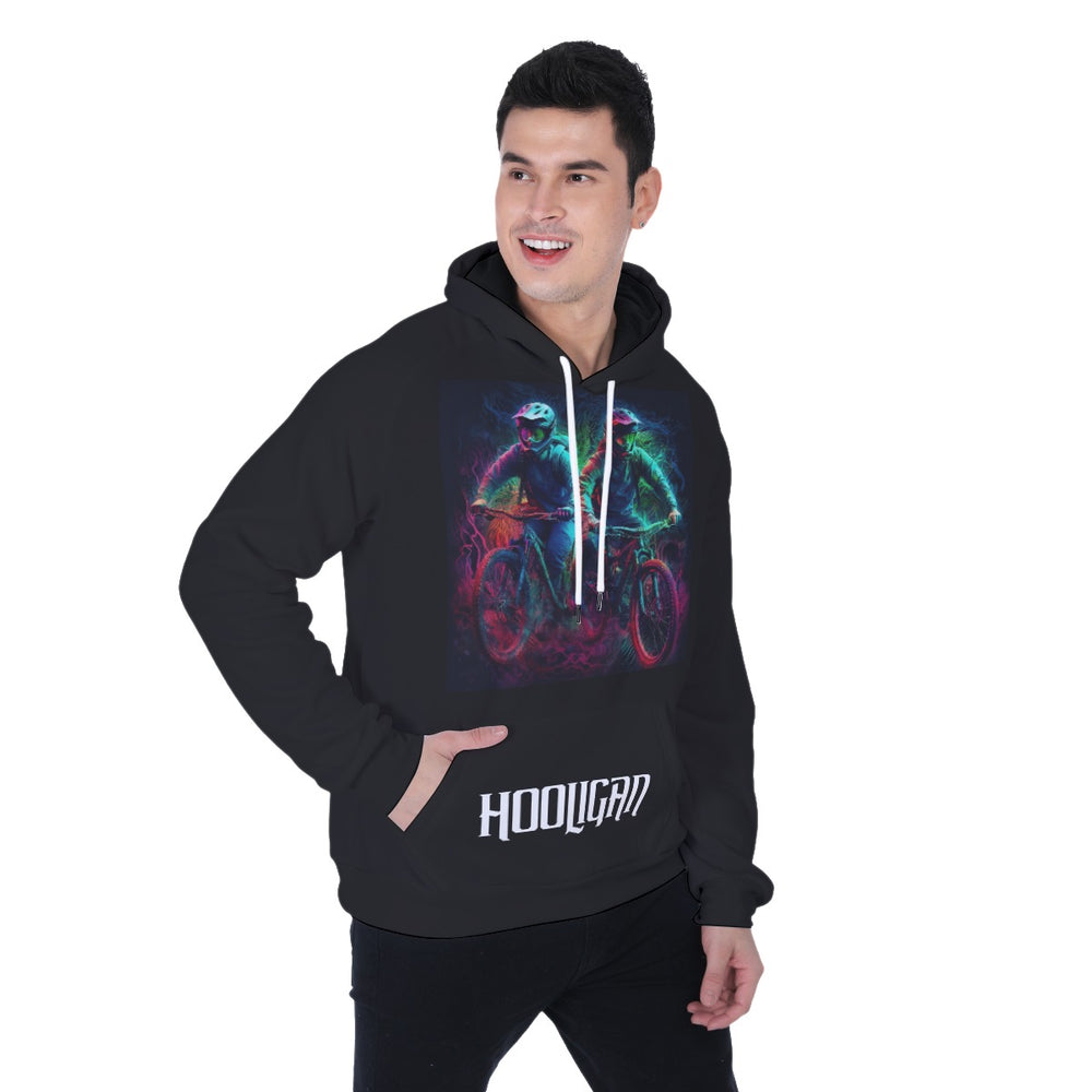 All-Over Print Men's Heavy Fleece Raglan Hoodie