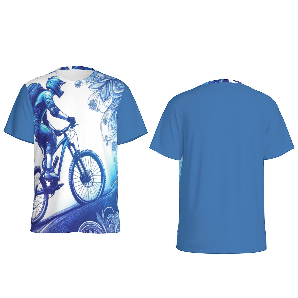 All-Over Print Men's O-Neck Sports T-Shirt