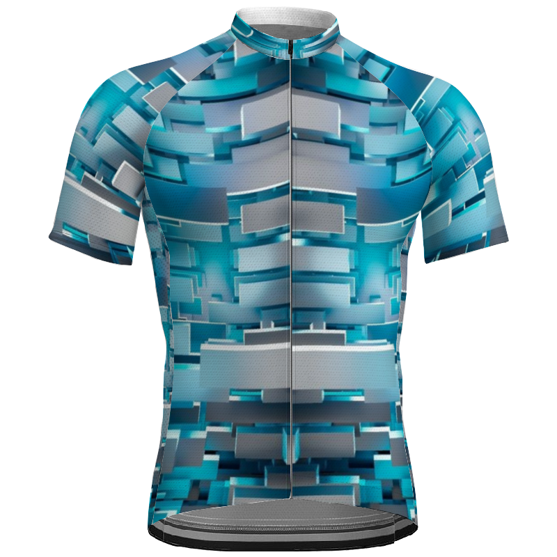 All Over Print Men's Cycling Shirt Custom Activewear Cycling Top