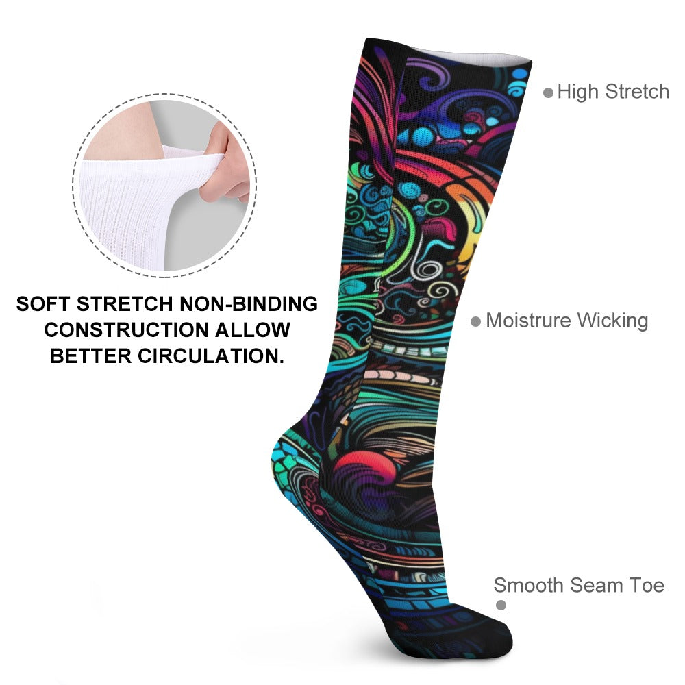 Breathable Stockings (Pack of 5 - Same Pattern)