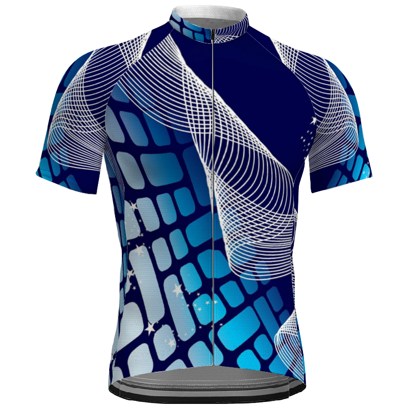 All Over Print Men's Cycling Shirt Custom Activewear Cycling Top