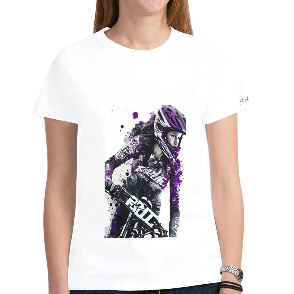 Women's All Over Print Mesh Cloth T-shirt (Model T45)