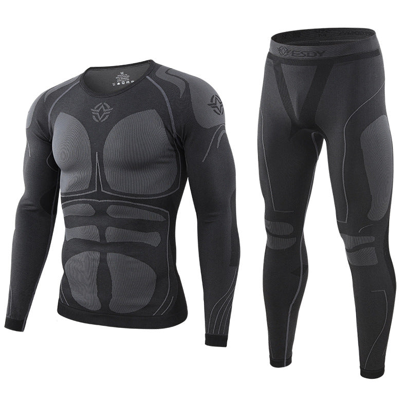 Men's Tactical Thermal Underwear Warm Winter Layer Set Suit