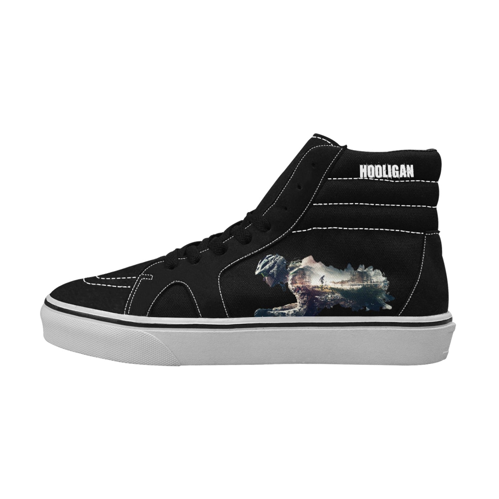 Men's High Top Canvas Shoes (Model E001-1)