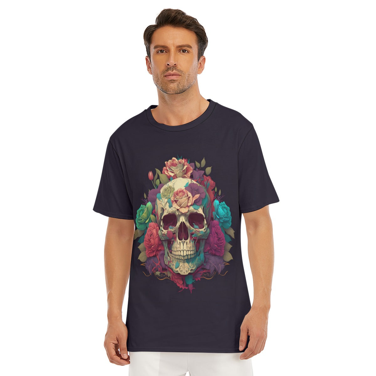 All-Over Print Men's O-Neck T-Shirt | 190GSM Cotton