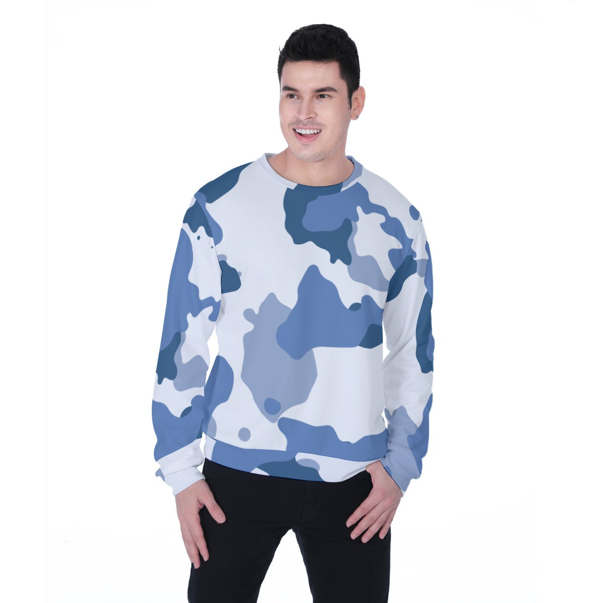 All-Over Print Men's Heavy Fleece Sweatshirt