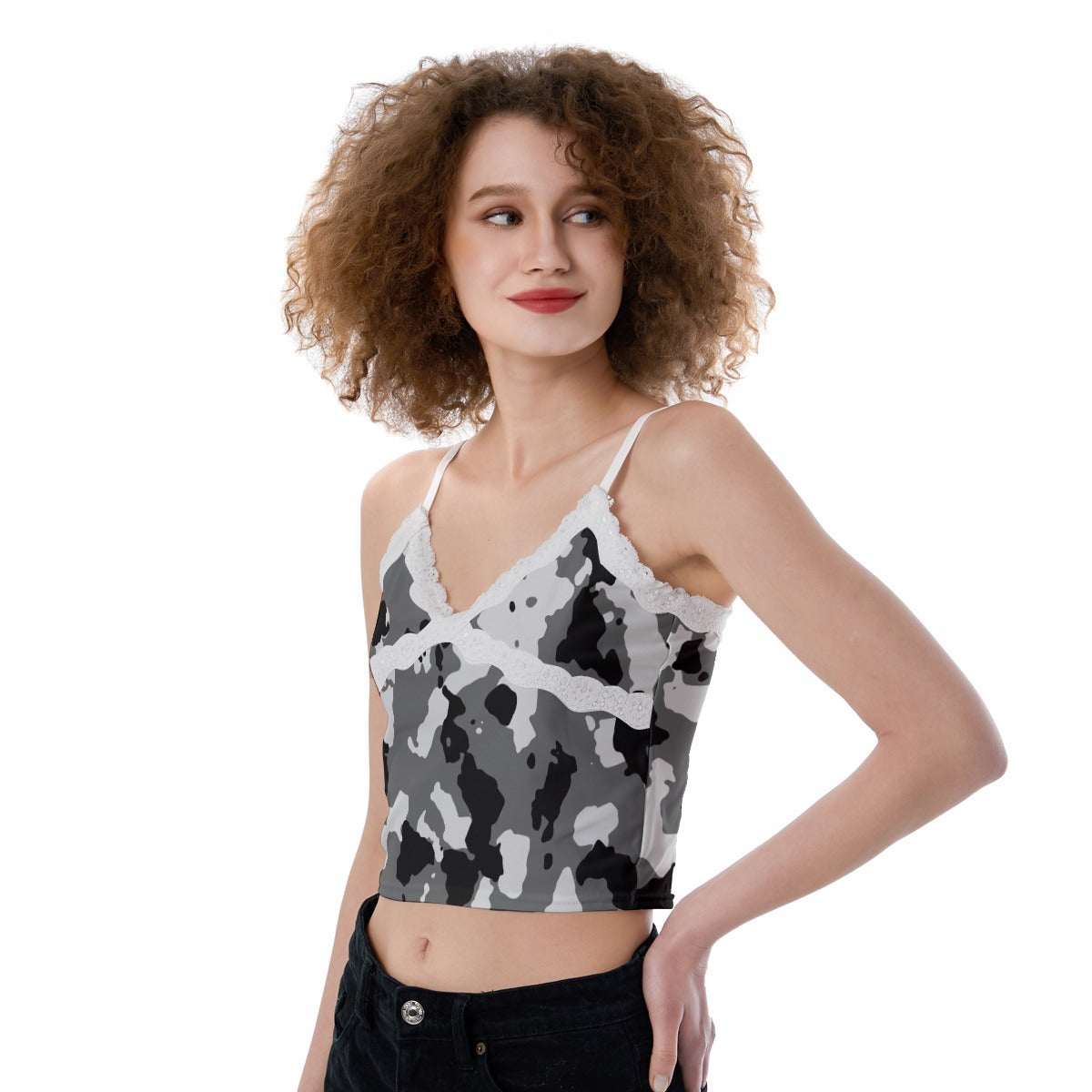 All-Over Print Women's Lace Camisole