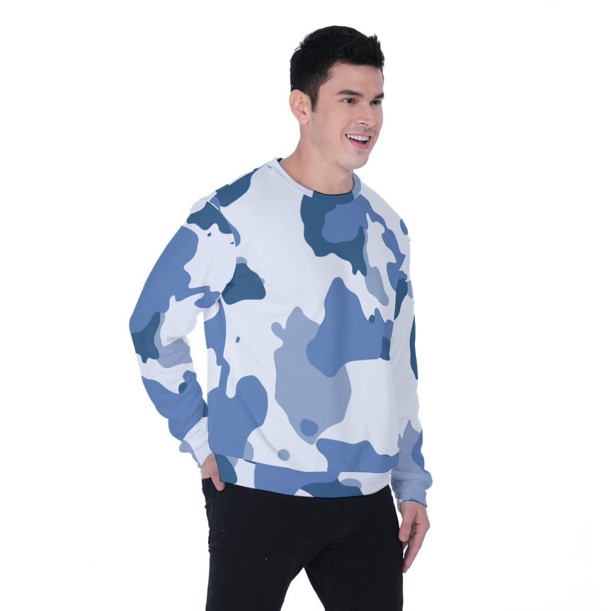 All-Over Print Men's Heavy Fleece Sweatshirt