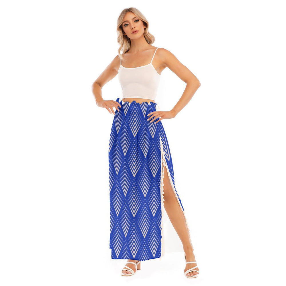 All-Over Print Women's Side Split Skirt
