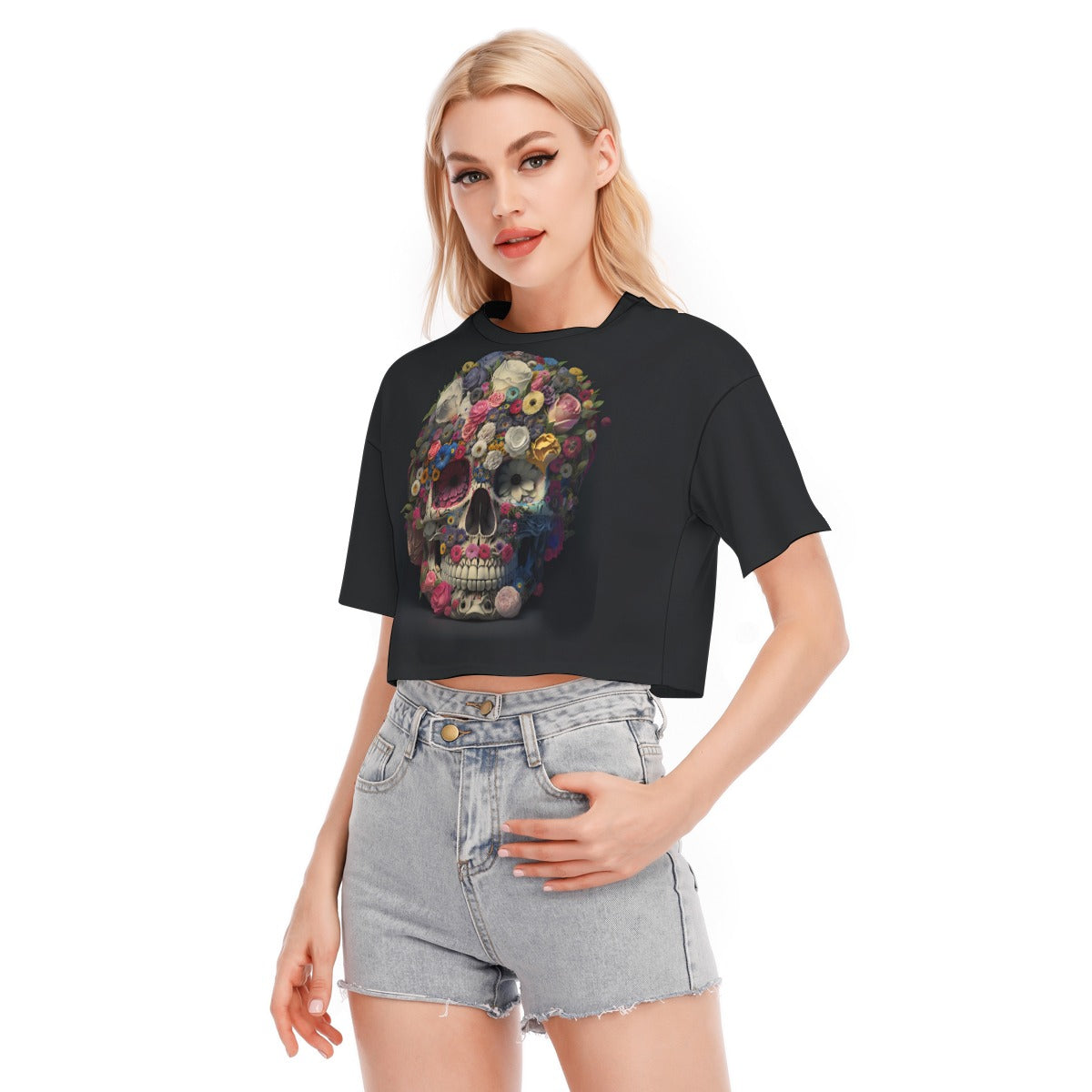 All-Over Print Women's Cropped T-shirt | 190GSM Cotton