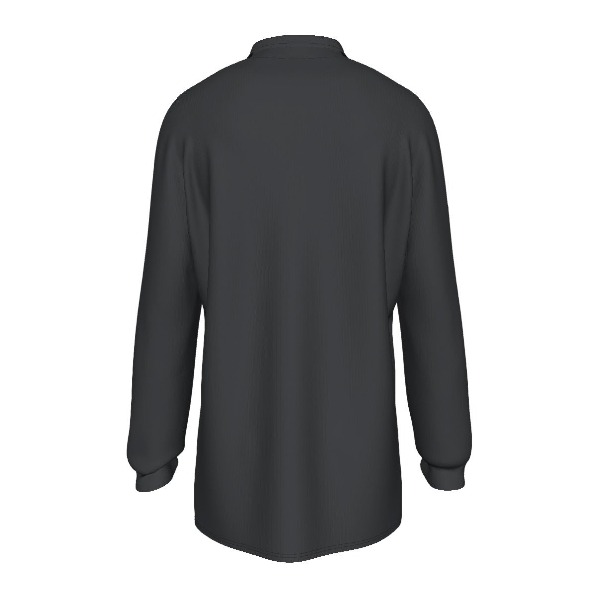 All-Over Print Men's Long Sleeve Polo Shirt