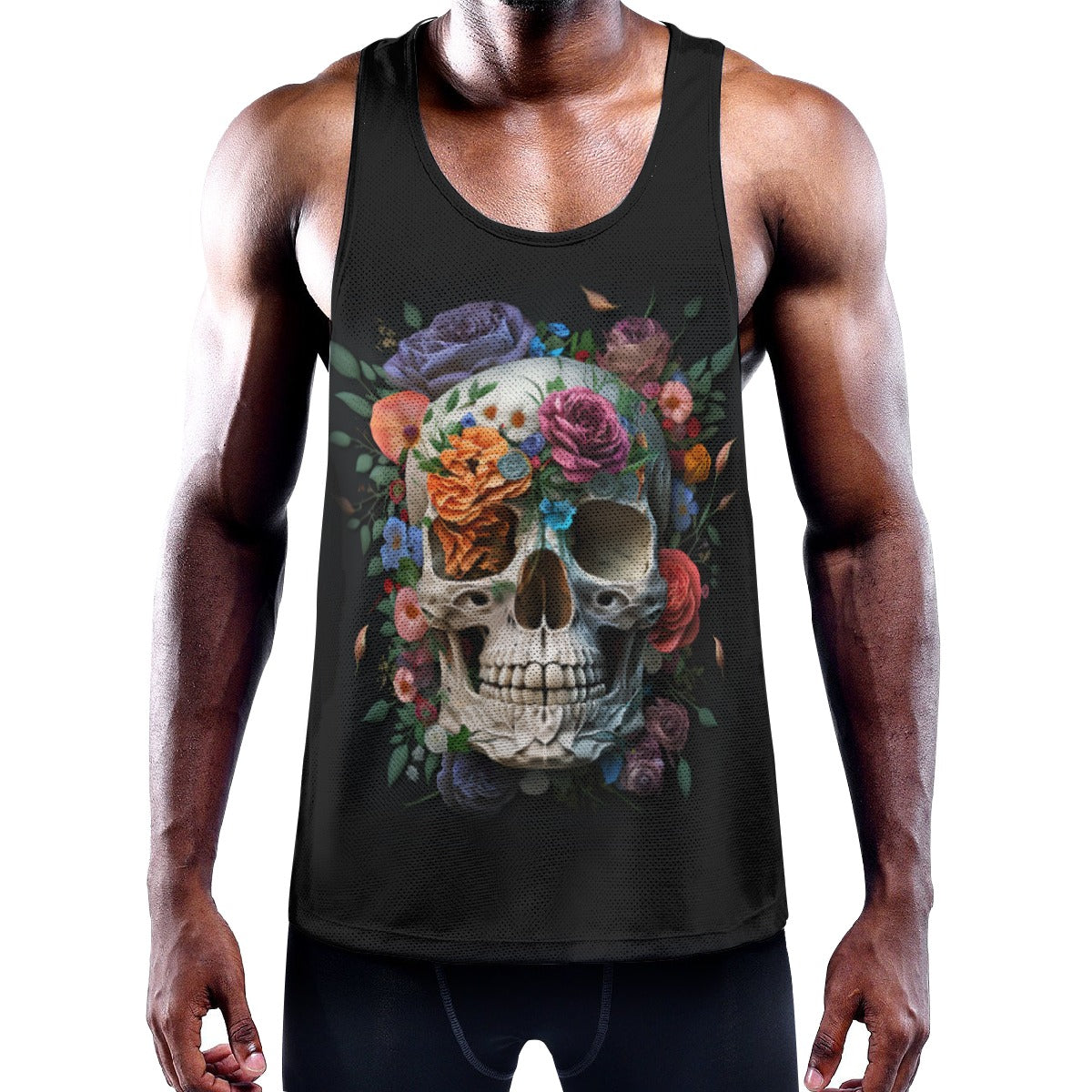 All-Over Print Men's Slim Y-Back Muscle Tank Top