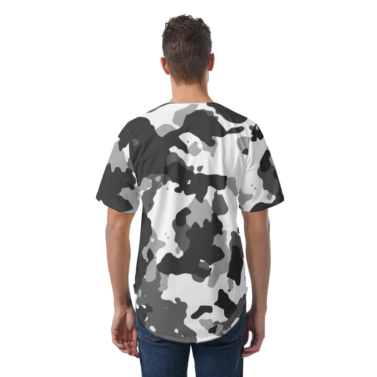 All-Over Print Men's Short Sleeve Baseball Jersey