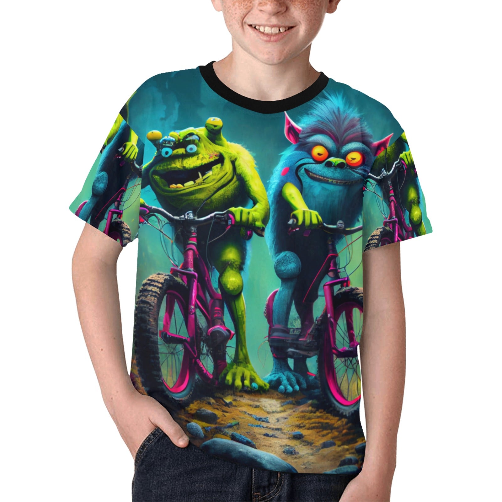 Kids' All Over Print T-shirt(ModelT65)