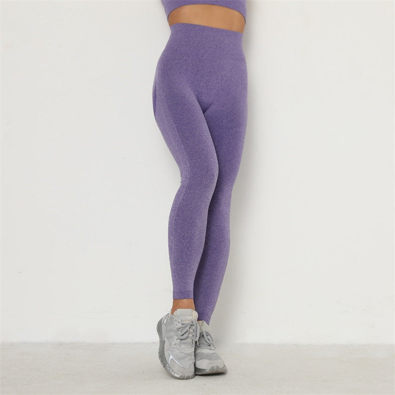 [No Pockets] Women's High Waisted Yoga Pants Seamless Leggings