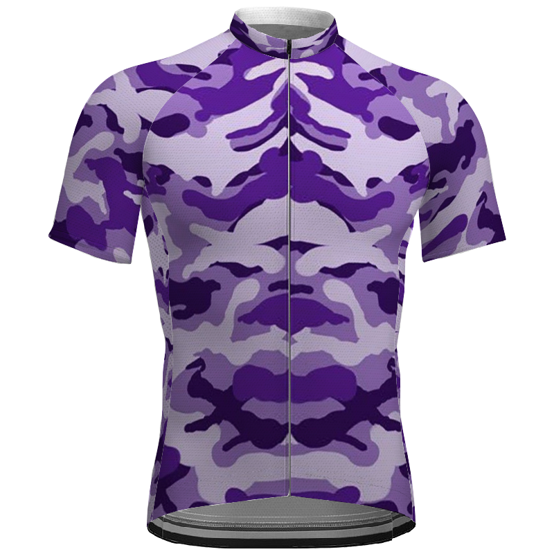 All Over Print Men's Cycling Shirt Custom Activewear Cycling Top