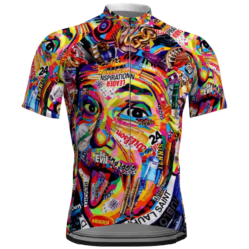 All Over Print Men's Cycling Shirt Custom Activewear Cycling Top