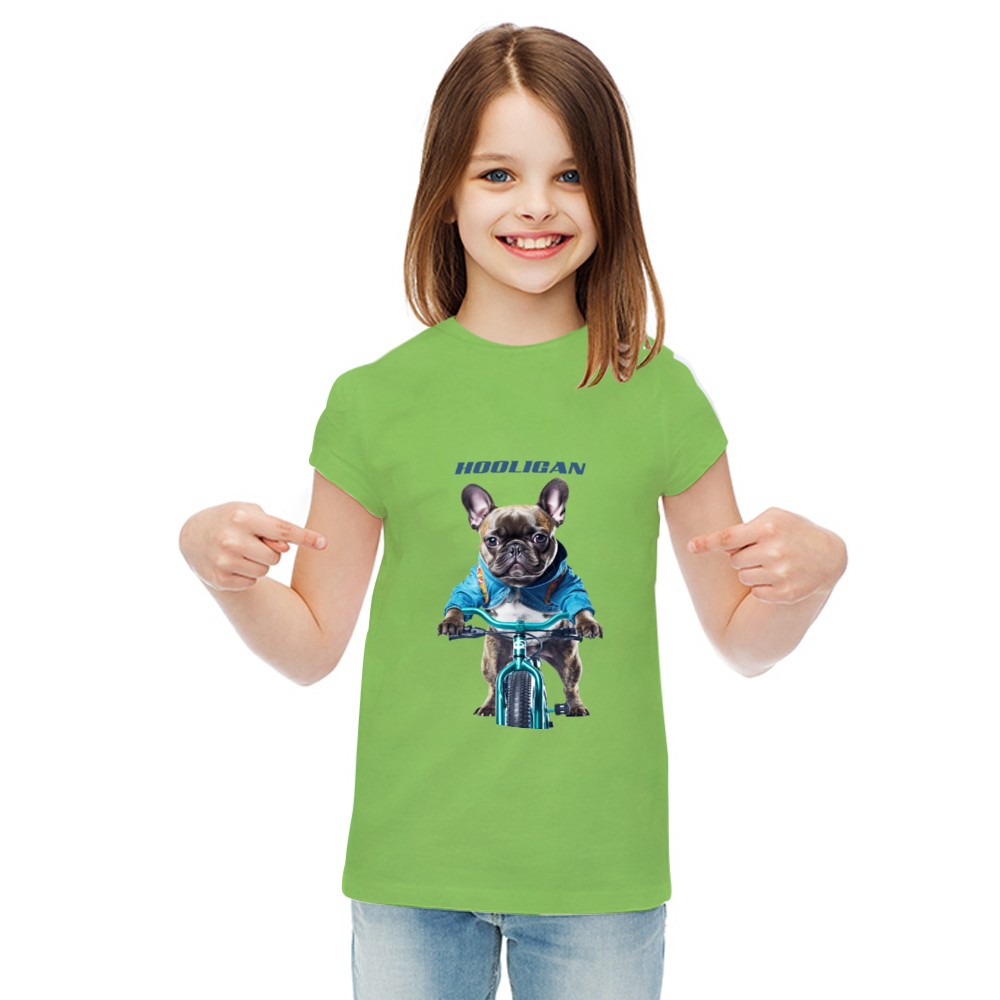 Customizable Children's Short Sleeve T-Shirt Offset Heat Transfer Print | Gildan 76000B