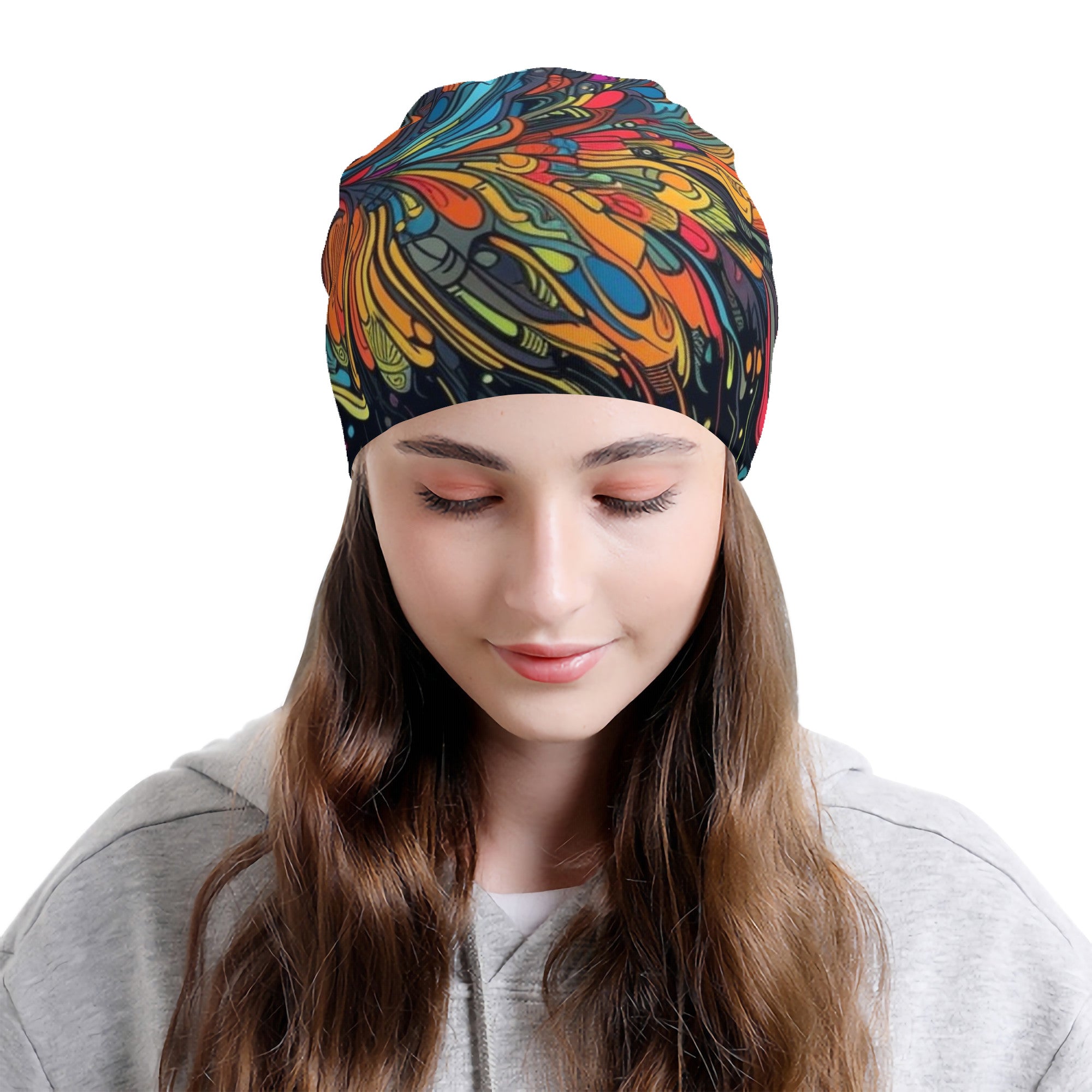 HC_T6 Adult Knitted Beanie - Silk