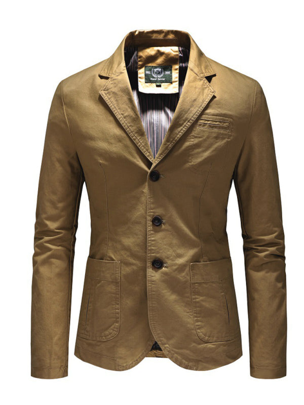 Men's Business Casual Slim Fit Collar Suit
