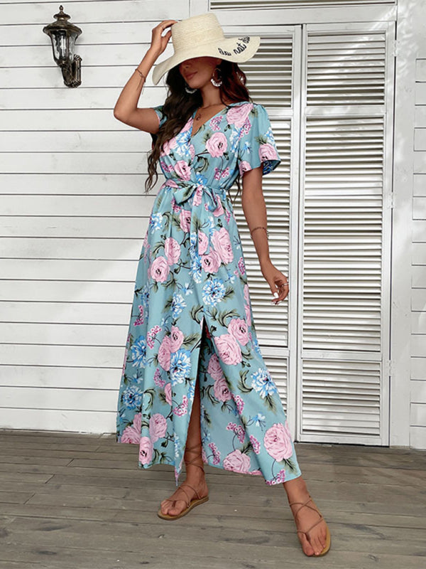 New fashion print women's summer dresses