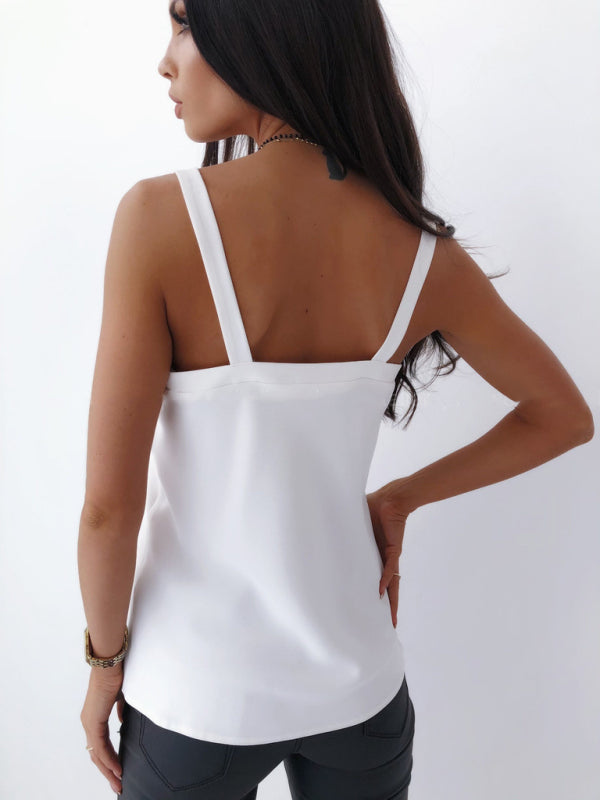 New Sleeveless Loose Camisole Backless Top