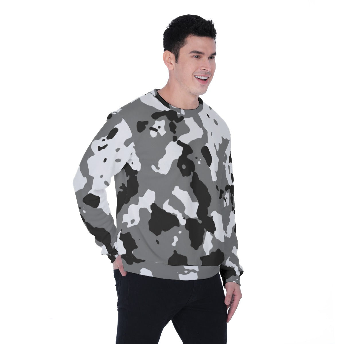 All-Over Print Men's Heavy Fleece Sweatshirt