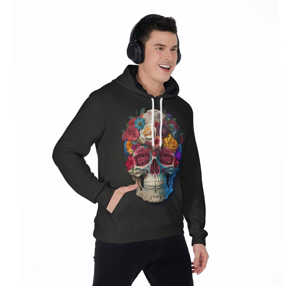 All-Over Print Men's Thicken Pullover Hoodie
