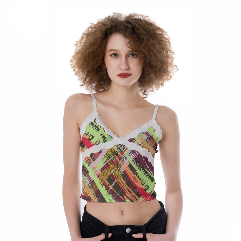 All-Over Print Women's Lace Camisole