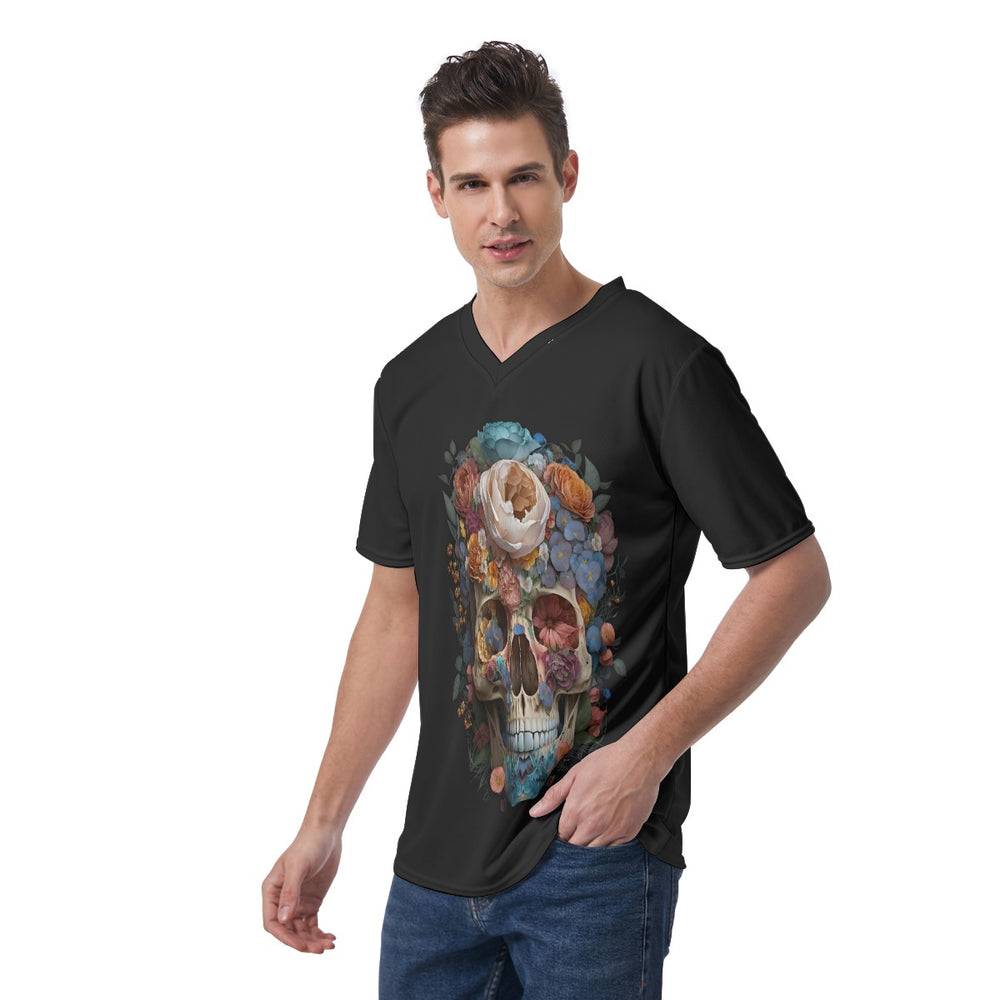 All-Over Print Men's V-Neck T-Shirt