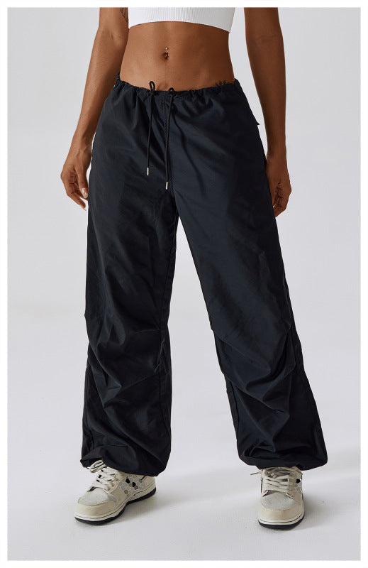 women's loose straight leg casual pocket overalls